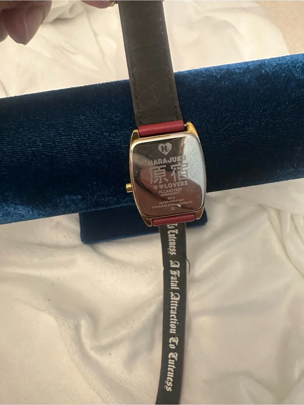 Harajuku Lovers Gwen Stefani Vintage Red Double Wrap Watch HLLA40 - VGUC